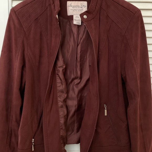 American Rag Deep Red Jacket - Picture 3 of 11